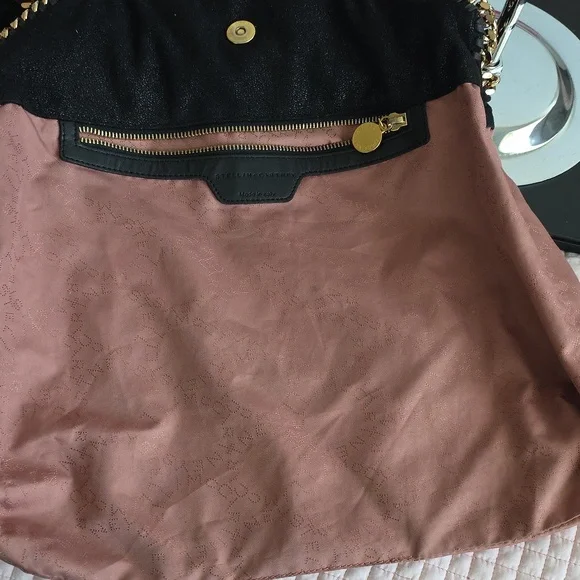 Falabella Stella McCartney fold-over tote bag Gold Chain - Picture 14 of 17